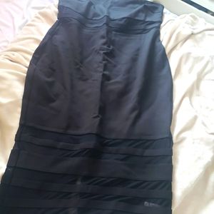 Strapless cocktail dress